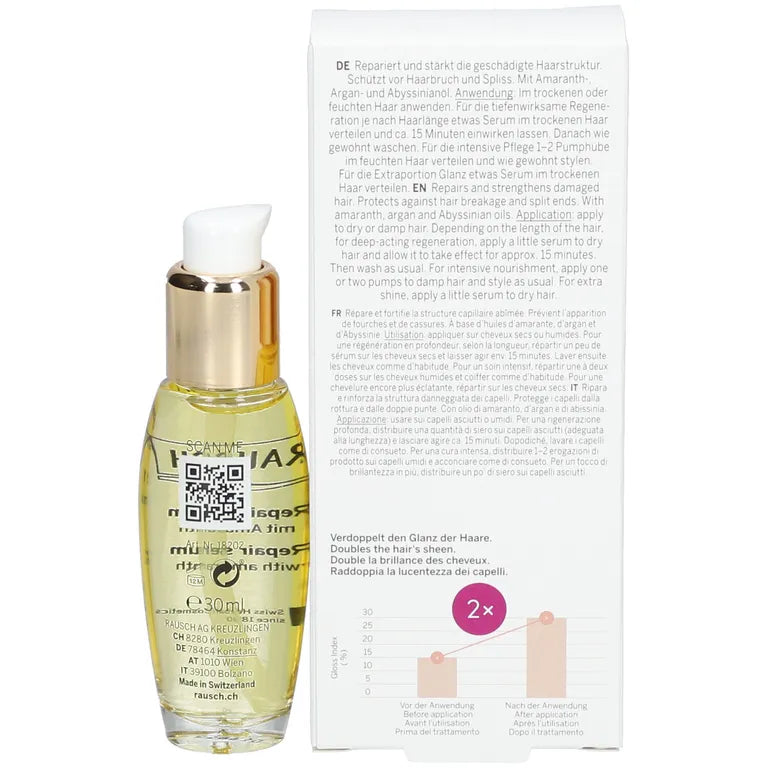 حميل الصورة في عارض المعرض ، راوش سيروم إصلاح الشعر بالأمارانث 30 مل - Rausch Repair Serum with Amaranth 30 ml
