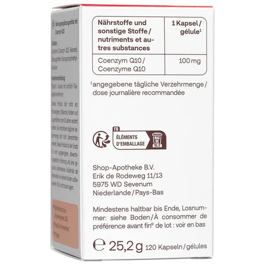 Coenzyme Q10 - 100 mg 120 Capsules - RedCare COENZYM Q10 - 100 mg 120 Caps
