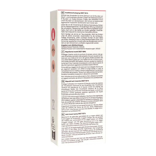 Redcare insect repellent spray DEET 50% 100 ml