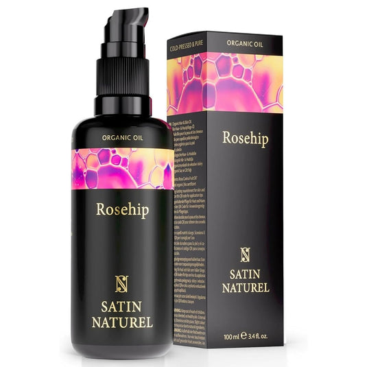 زيت ثمر الورد العضوي 100 مل - Satin Naturel Organic Rose Hip Oil 100 ml