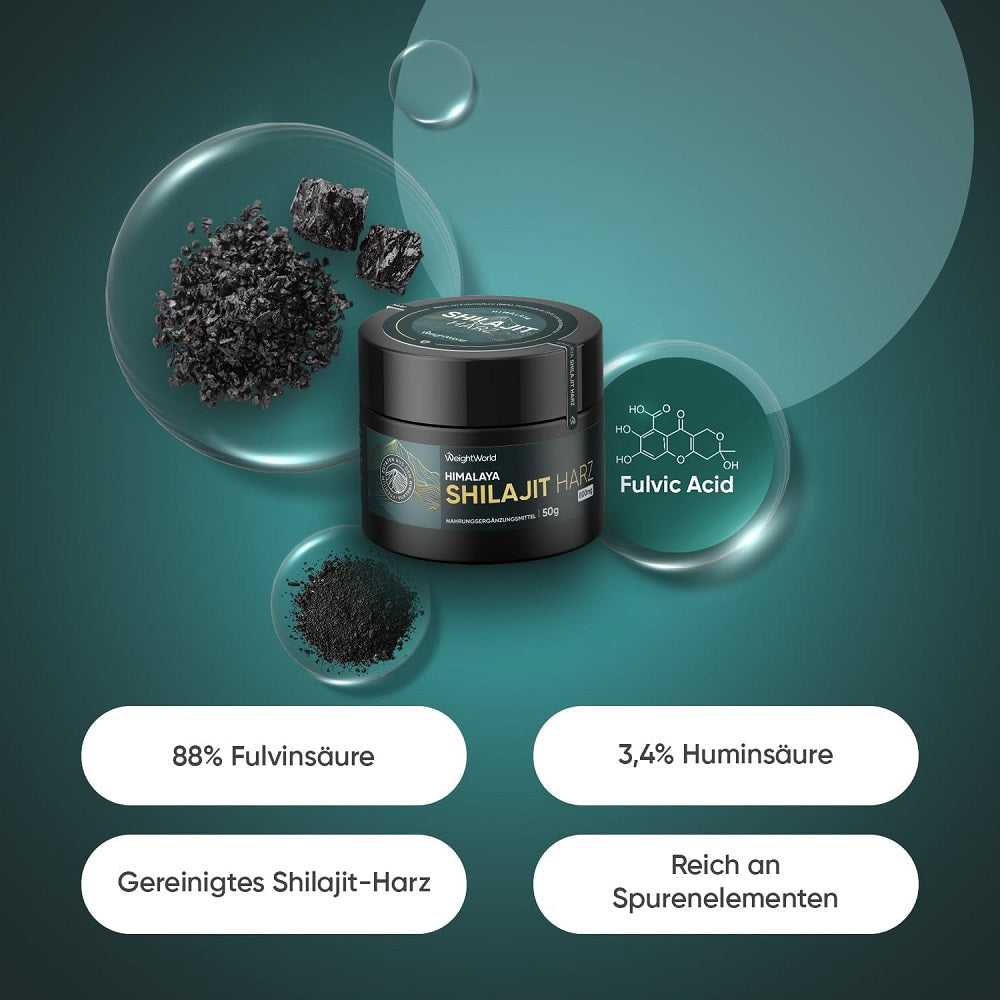 WeightWorld Shilajit Resin with Ashwagandha and Turmeric 50 grams