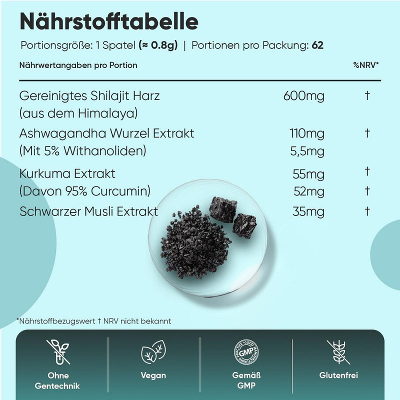حميل الصورة في عارض المعرض ، ويت وورلد شيلاجيت ريزين مع الأشواغاندا والكركم 50 جم - WeightWorld Shilajit Resin with Ashwagandha and Turmeric 50 Gm
