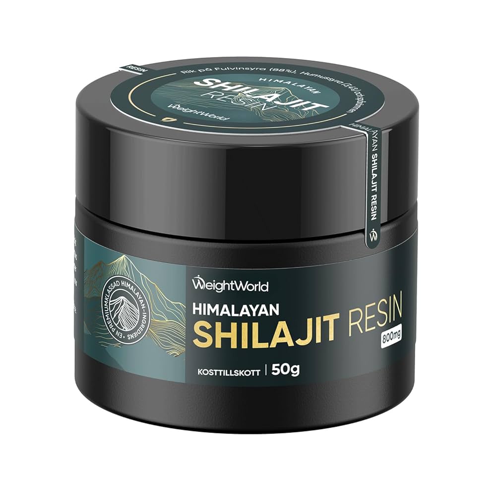 WeightWorld Shilajit Resin with Ashwagandha and Turmeric 50 grams