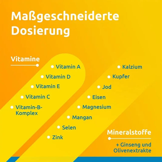 سوبرادين فيتال 50+ لكبار السن 90 قرص - Supradyn Vital 50+ Ginseng & Olive Extract 90 Tab