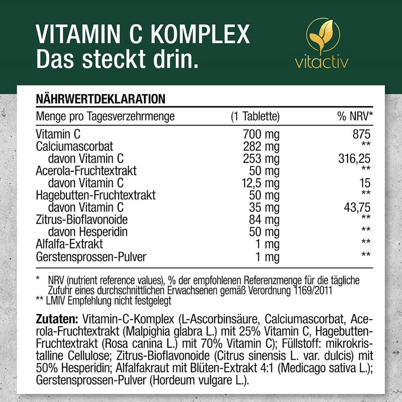 Load image into Gallery viewer, Vitactiv VITAMIN C Complex 1000 mg 100 Caps
