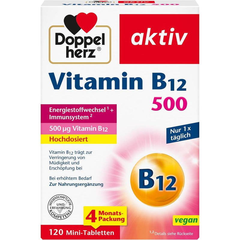 Load image into Gallery viewer, Doppelherz aktiv Vitamin B₁₂ 250 μg 90 Tabs 
