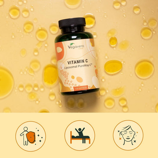 فيتامين سي ليبوسومال 120 كبسولة - Vegavero Liposomal Vitamin C 120 Capsules