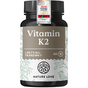 NATURE LOVE Vitamin K2 365 Tablets