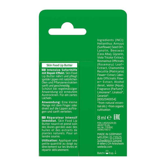 بلسم الشفاه فيليدا سكين فود 8 مل - Weleda Skin Food Lip Butter 8 ml