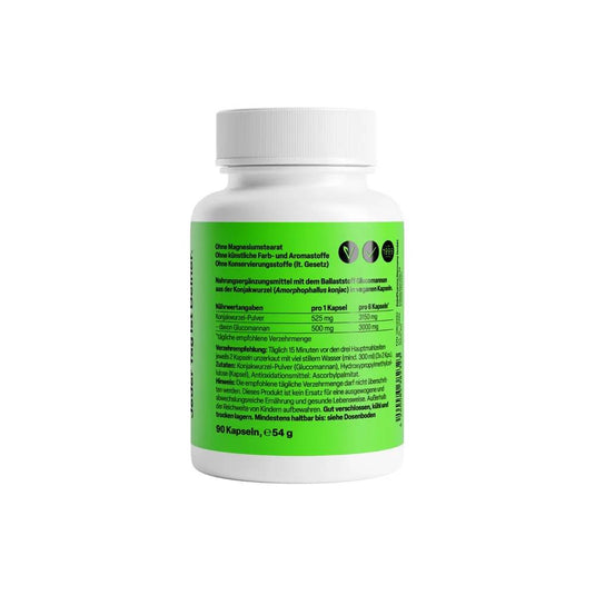جلوكومانان 500 ملجم 90 كبسولة - ZeinPharma Glucomannan 500 mg 90 Caps