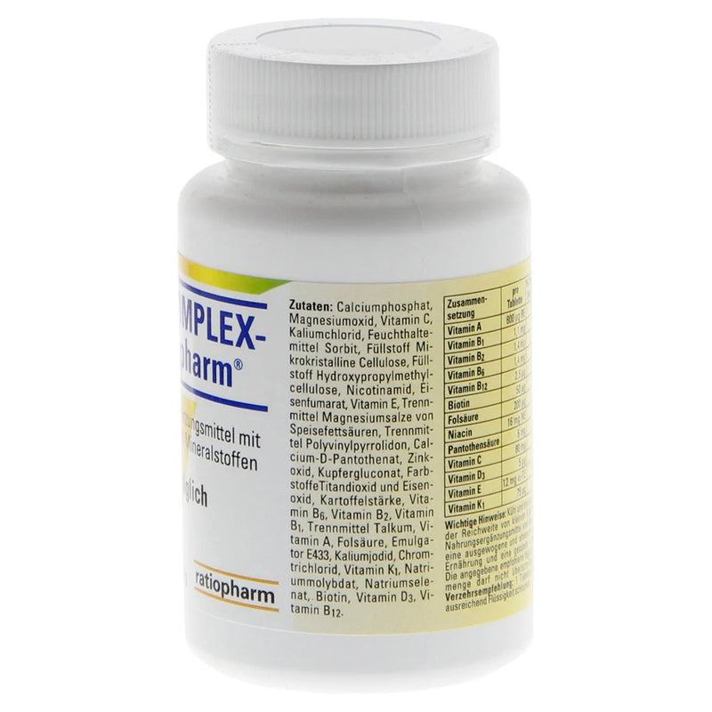 حميل الصورة في عارض المعرض ، ايه-زد فيتامينات متعددة 100 قرص - Ratiopharm A-Z Komplex 100 Tabs - GermanVit - Saudi arabia
