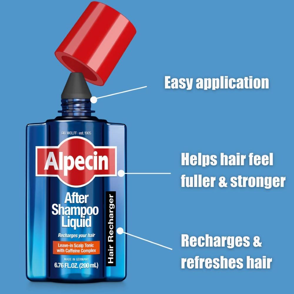 ألبشين سائل كافيين بعد الشامبو 200 مل - Alpecin After Shampoo Caffein Liquid 200 ml - GermanVit - Saudi arabia