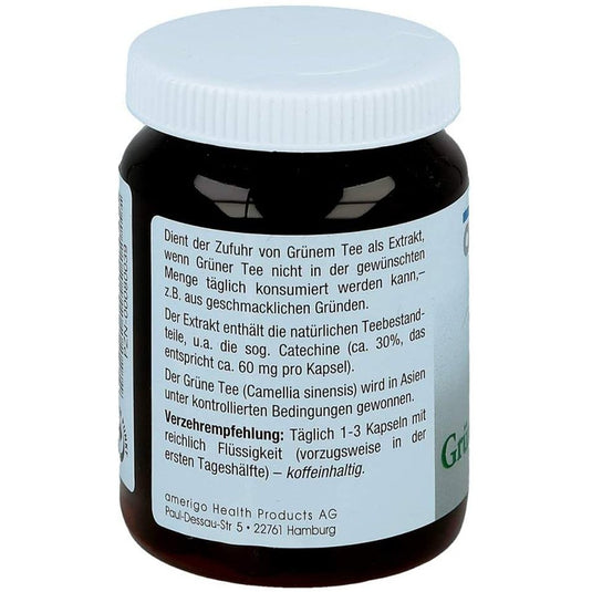 أميريجو خلاصة الشاي الأخضر 200 ملج 90 كبسولة - Amerigo Green Tea Extract 200 mg 90 Caps - GermanVit - Saudi arabia