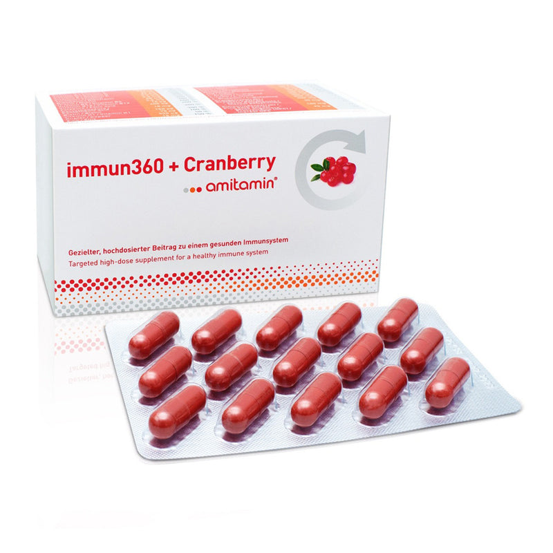 Load image into Gallery viewer, أميتامين اميون360 + كرانبيري 120 كبسولة - Amitamin immun360 + Cranberry 120 Caps - GermanVit - Saudi arabia
