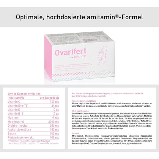 أميتامين أوفاريفيرت 120 كبسولة - Amitamin Ovarifert 120 Caps - GermanVit - Saudi arabia