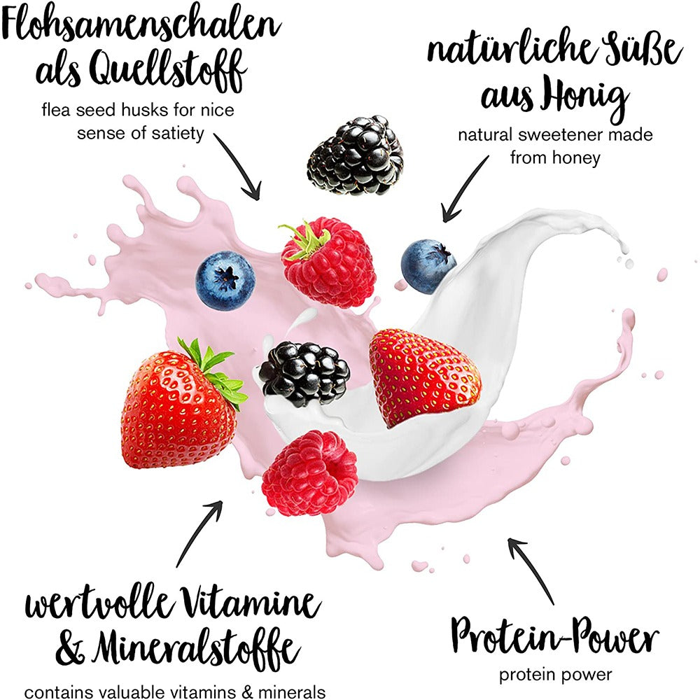 بيفيتا بديل الوجبة زبادي وتوت 572 جرام - BEAVITA SHAKE Vitalkost Meal Replacement 572 gm Berry Yoghurt - GermanVit - Saudi arabia