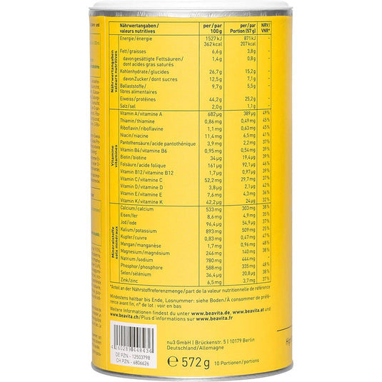بيفيتا بديل الوجبة مانجو 572 جرام - BEAVITA SHAKE Vitalkost Meal Replacement 572 gm Mango Lassi - GermanVit - Saudi arabia