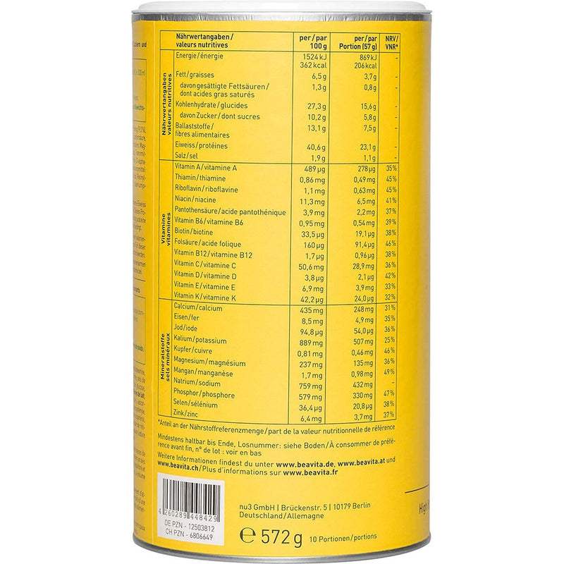 حميل الصورة في عارض المعرض ، بيفيتا بديل الوجبة فانيليا 572 جرام - BEAVITA SHAKE Vitalkost Meal Replacement 572 gm Vanilla - GermanVit - Saudi arabia
