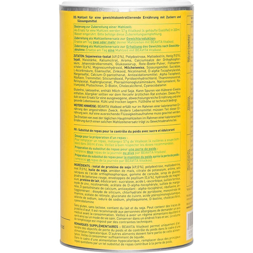 بيفيتا بديل الوجبة شوكولاتة 500 جرام - BEAVITA SHAKE Vitalkost Meal Replacement 500 gm Chocolate - GermanVit - Saudi arabia