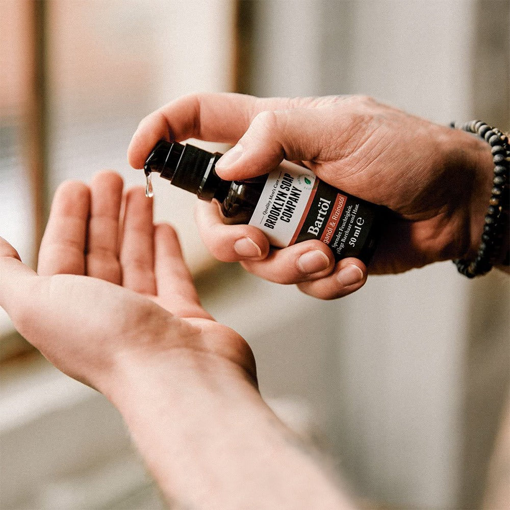 بروكلين زيت تصفيف اللحية 50 مل - Brooklyn Soap Company BEARD OIL 50 ml - GermanVit - Saudi arabia
