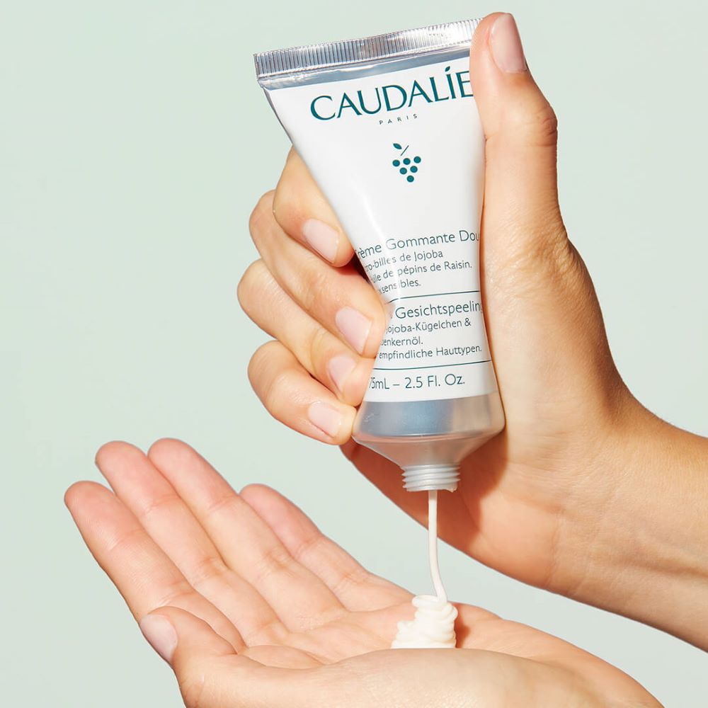 كودالي مقشر الوجه اللطيف 75 مل - CAUDALÍE Mild Facial Scrub 75 ml - GermanVit - Saudi arabia