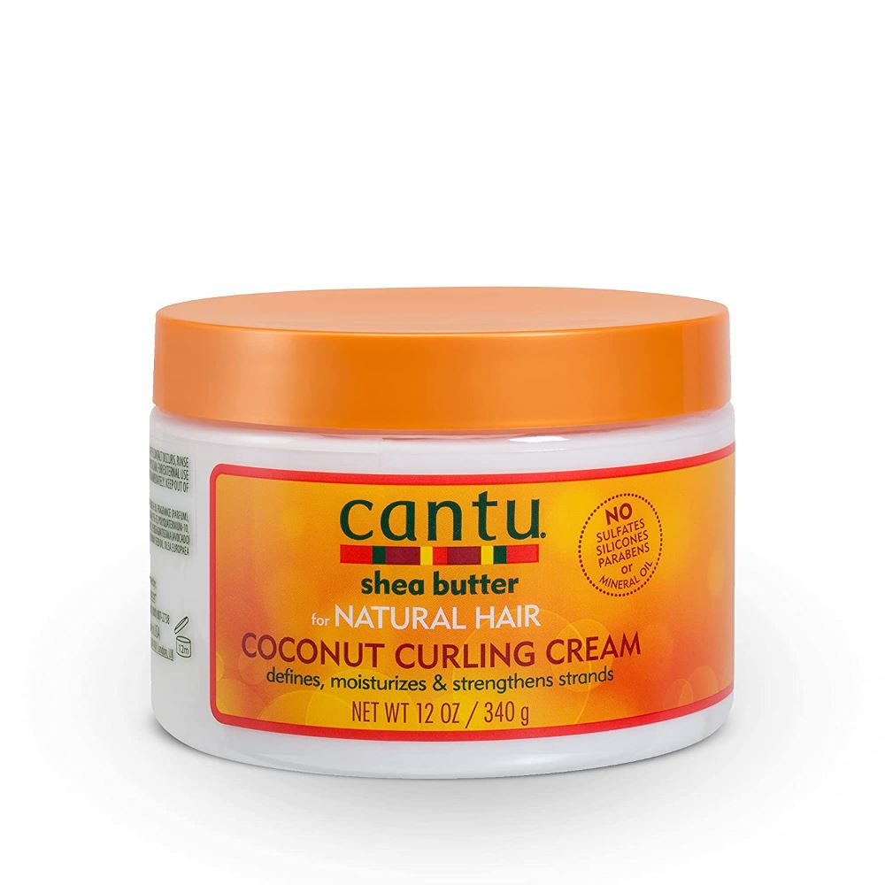 كانتو كريم للشعر الكيرلي بالشيا وجوز الهند 340 جرام - Cantu Shea Butter COCONUT CURLING Cream 340 gm - GermanVit - Saudi arabia