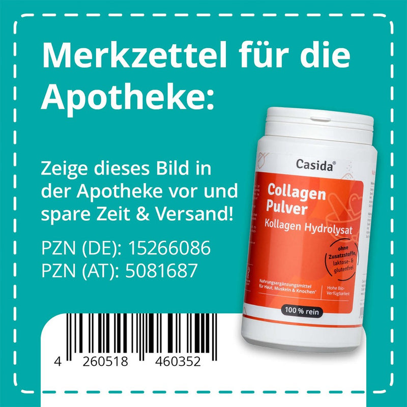 Load image into Gallery viewer, كاسيدا كولاجين بقري بودرة 480 جرام - Casida Collagen Pulver Kollagen Hydrolysat 480 gm - GermanVit - Saudi arabia
