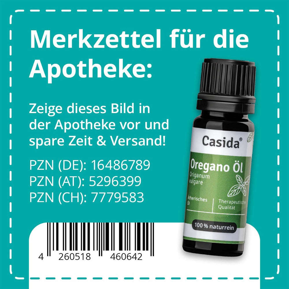 كاسيدا زيت الأوريجانو 10 مل - Casida Oregano Oil 10 ml - GermanVit - Saudi arabia