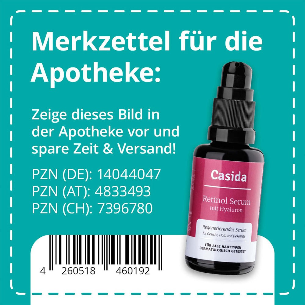 كاسيدا ريتينول سيروم 30 مل - Casida Retinol Serum 30 ml - GermanVit - Saudi arabia