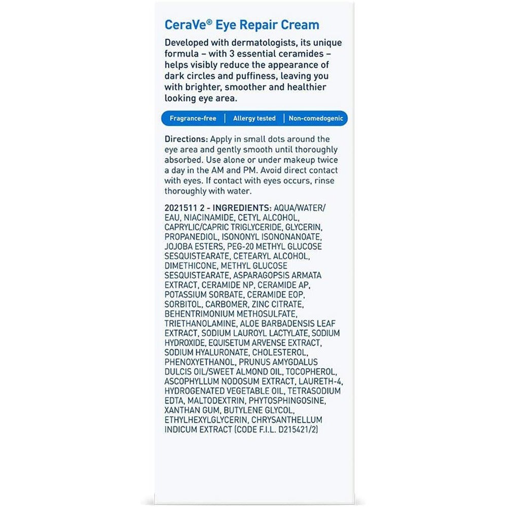 سيرافي كريم العين 14 مل - CeraVe Regenerating Eye Cream 14 ml - GermanVit - Saudi arabia
