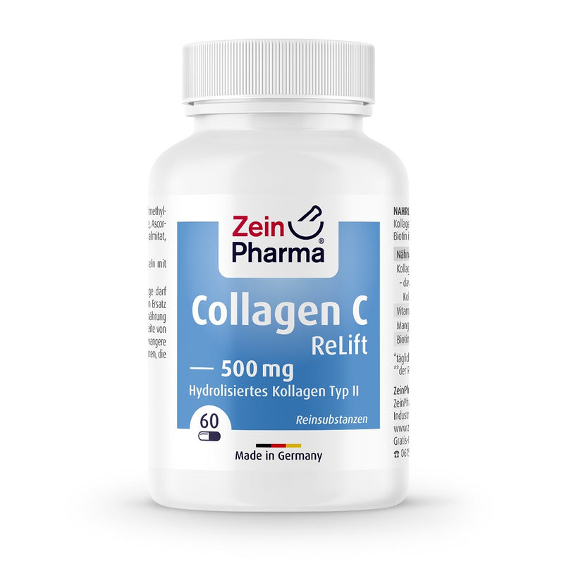 Load image into Gallery viewer, كولاجين سي ريلفت 500 ملج 60 كبسولة - ZeinPharma Collagen C ReLift 500 mg 60 Caps - GermanVit - Saudi arabia
