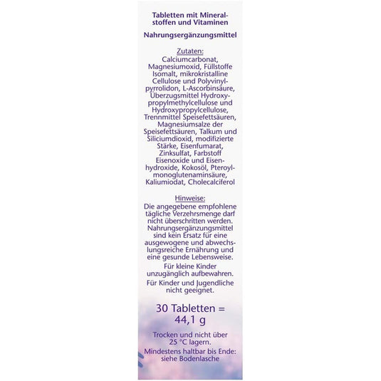 دوبل هيرز معادن للمرأة 30 قرص - Doppelherz aktiv Women’s Minerals 30 Tabs - GermanVit - Saudi arabia