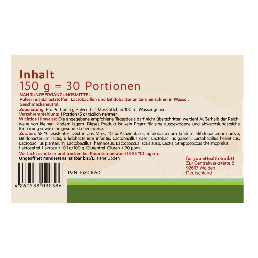 For You Darmflora Komplex Powder 150 grams