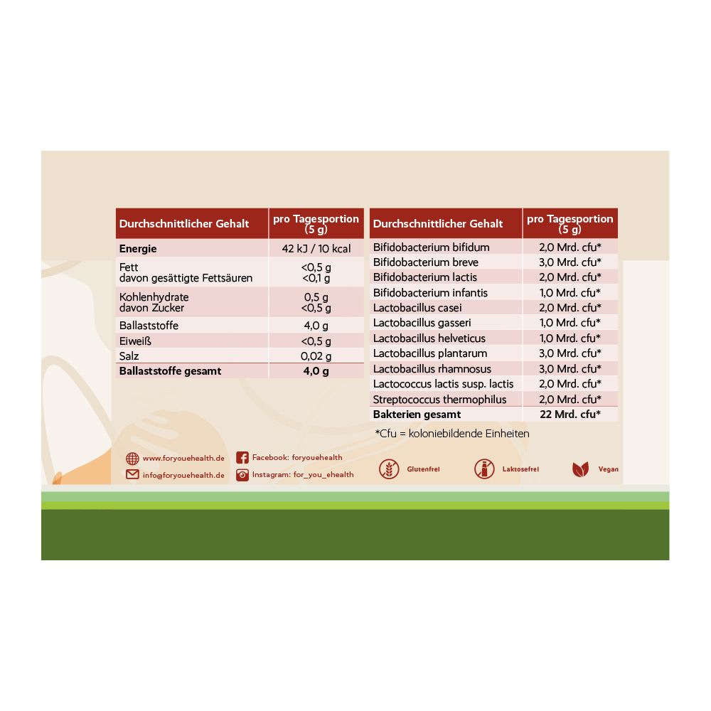 For You Darmflora Komplex Powder 150 grams