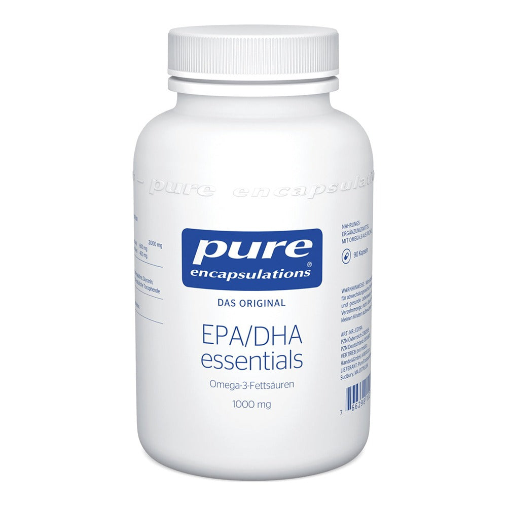 أوميجا-3 1000 ملج 90 كبسولة - Pure Encapsulations EPA/DHA essentials 1000 mg 90 Caps - GermanVit - Saudi arabia
