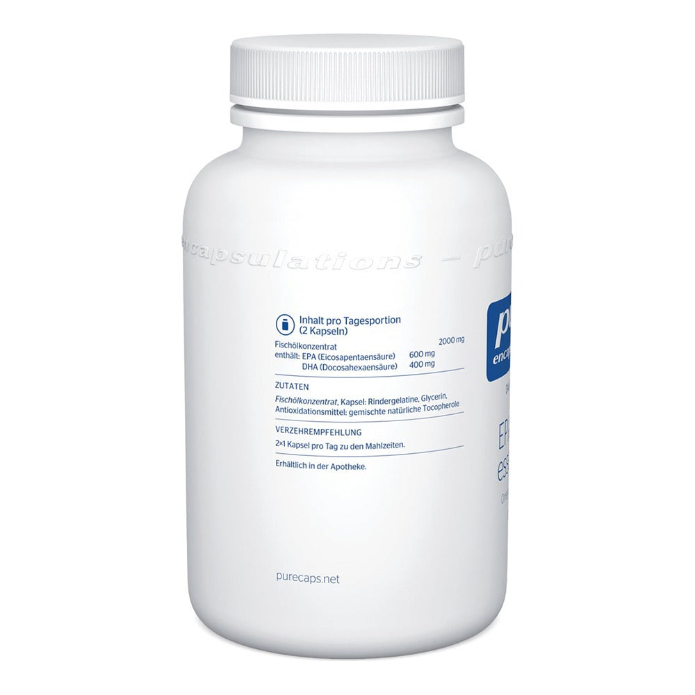 أوميجا-3 1000 ملج 90 كبسولة - Pure Encapsulations EPA/DHA essentials 1000 mg 90 Caps - GermanVit - Saudi arabia