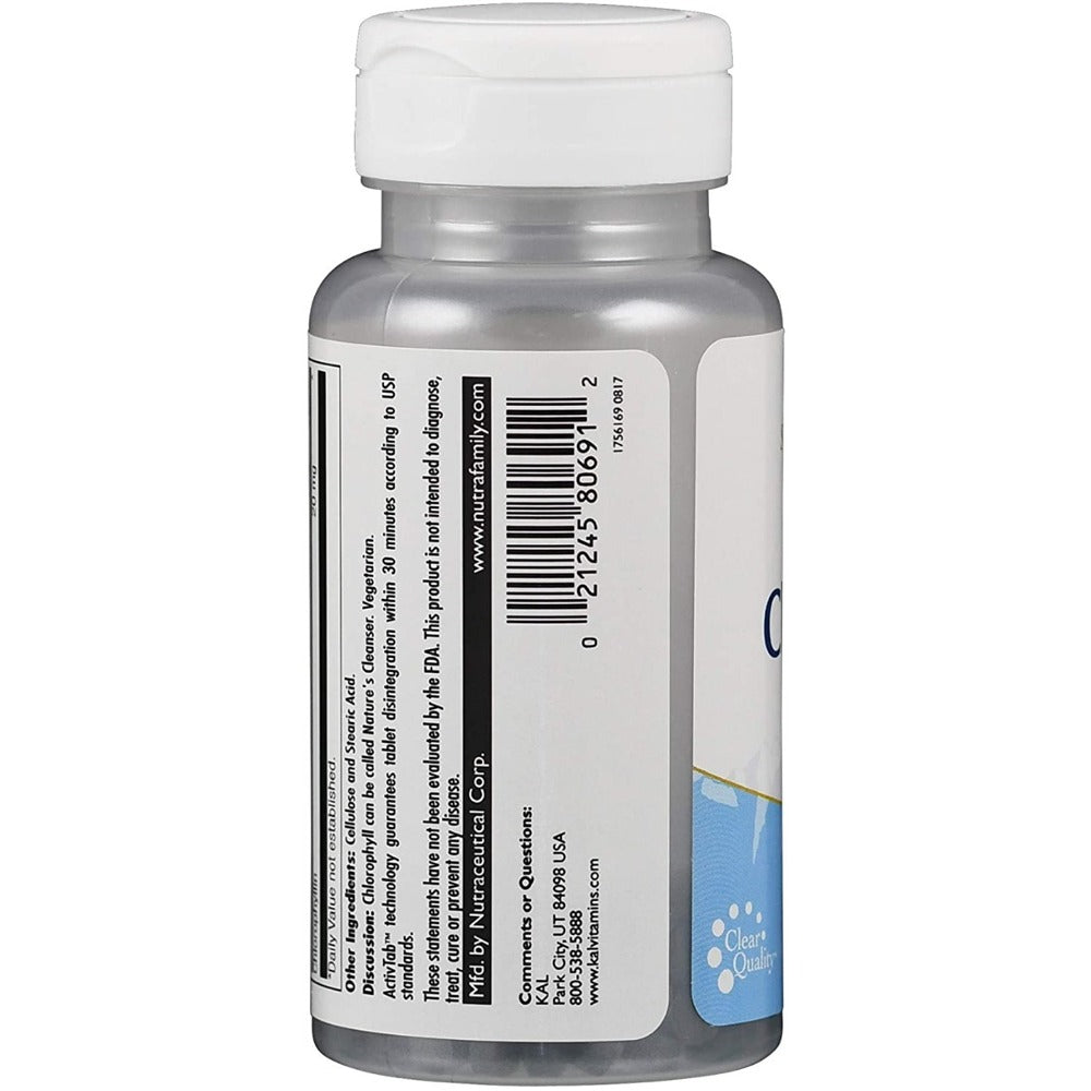 كلوروفيل 100 قرص - KAL Chlorophyll 100 Tabs - GermanVit - Saudi arabia