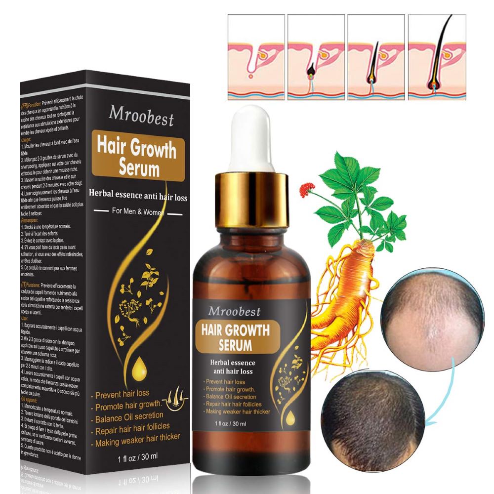 مروبيست سيروم نمو وكثافة الشعر 30 مل - Mroobest Hair Growth Serum 30 ml - GermanVit - Saudi arabia