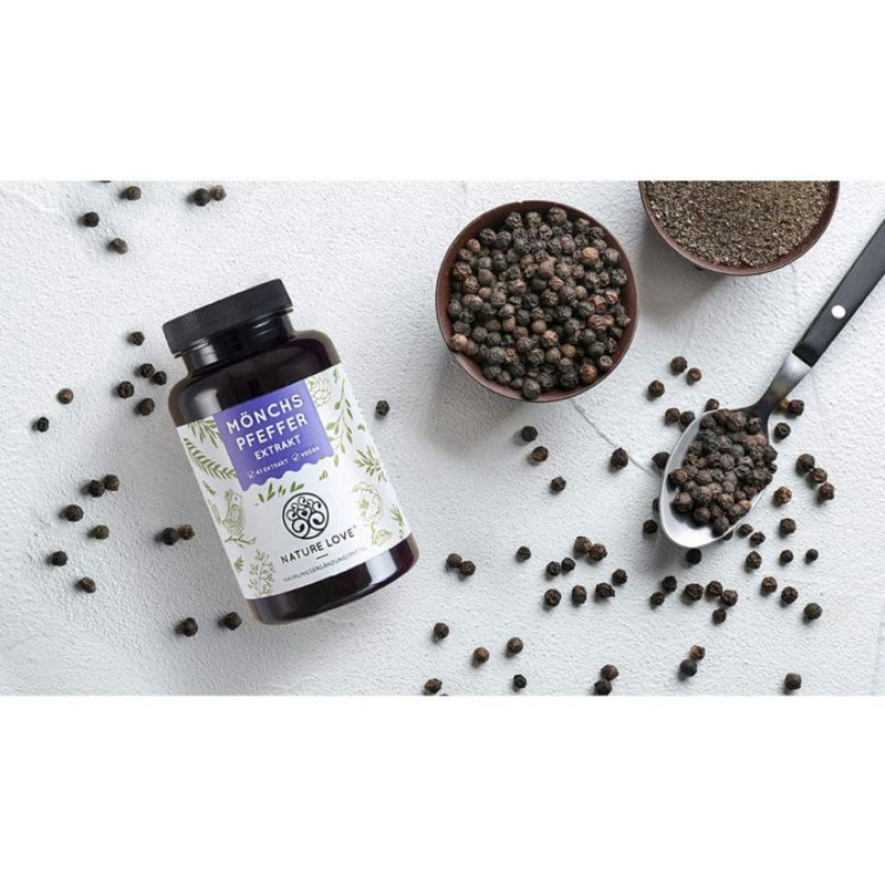 حميل الصورة في عارض المعرض ، مستخلص عشبة فلفل الراهب 10 ملج 240 كبسولة - NATURE LOVE Monk Pepper Extract 10 mg 240 Caps
