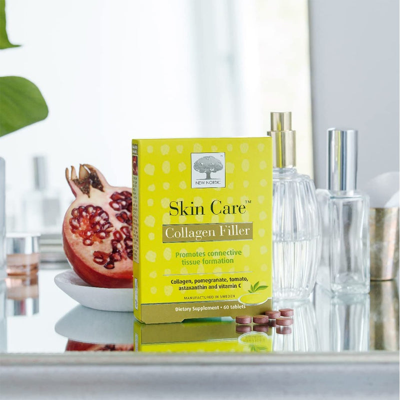 حميل الصورة في عارض المعرض ، كولاجين فيلر لدعم البشرة 120 قرص - NEW NORDIC Skin Care Collagen Filler 120 Tabs - GermanVit - Saudi arabia
