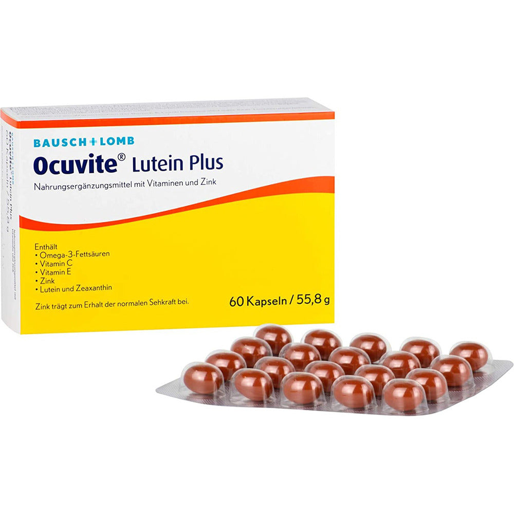 أكيوفيت لوتين بلاس 60 كبسولة - Ocuvite Lutein Plus 60 Cap - GermanVit - Saudi arabia