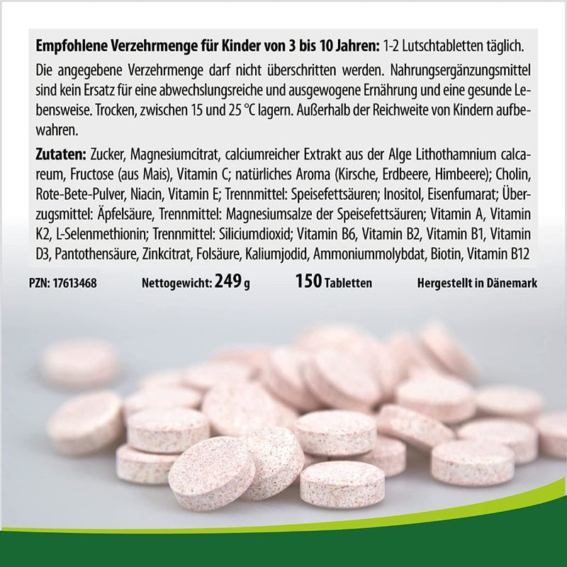 حميل الصورة في عارض المعرض ، أومنيفيجان فيتامينات للأطفال 150 قرص استحلاب - OmniVegan Mini Multivitamins For Children 150 Lozenges - GermanVit - Saudi arabia
