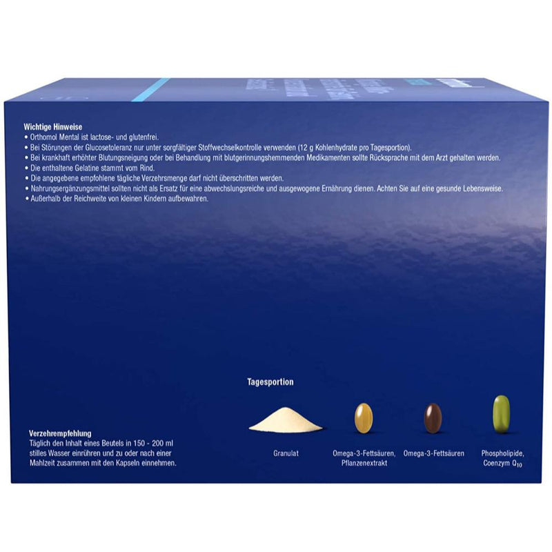 حميل الصورة في عارض المعرض ، أورثومول مينتال 30 جرعة - Orthomol Mental 30 Doses
