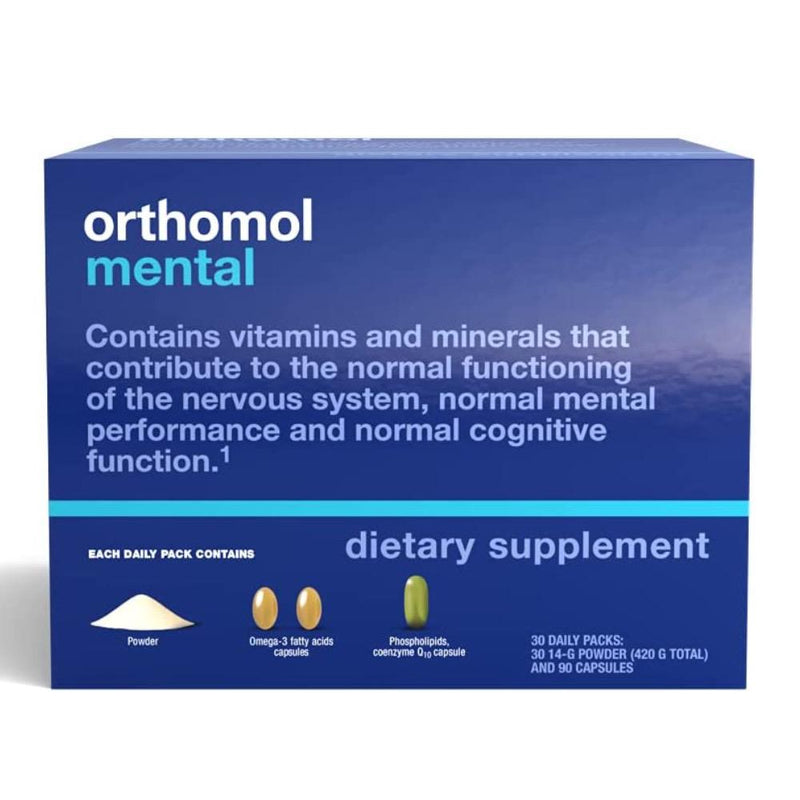 حميل الصورة في عارض المعرض ، أورثومول مينتال 30 جرعة - Orthomol Mental 30 Doses
