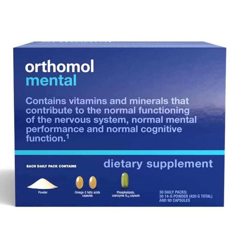 حميل الصورة في عارض المعرض ، أورثومول مينتال لدعم الذاكرة 30 جرعة - Orthomol Mental 30 Doses
