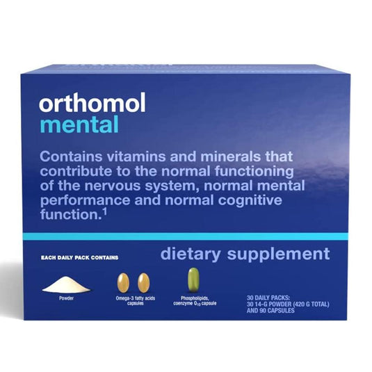 Orthomol Mental Memory Support 30 Doses - Orthomol Mental 30 Doses 