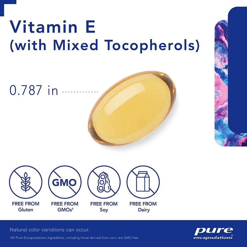 حميل الصورة في عارض المعرض ، فيتامين هـ 90 كبسولة - Pure Encapsulations Vitamin E 90 Caps - GermanVit - Saudi arabia
