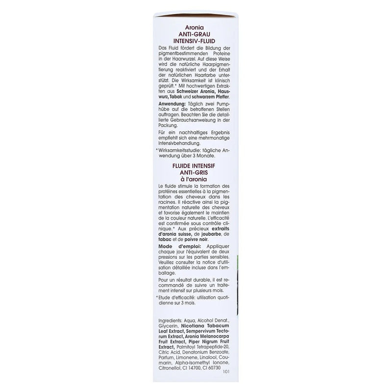 حميل الصورة في عارض المعرض ، راوش سائل أرونيا المكثف لعلاج الشيب 30 مل - RAUSCH Aronia ANTI-GRAU INTENSIV-FLUID 30 ml - GermanVit - Saudi arabia
