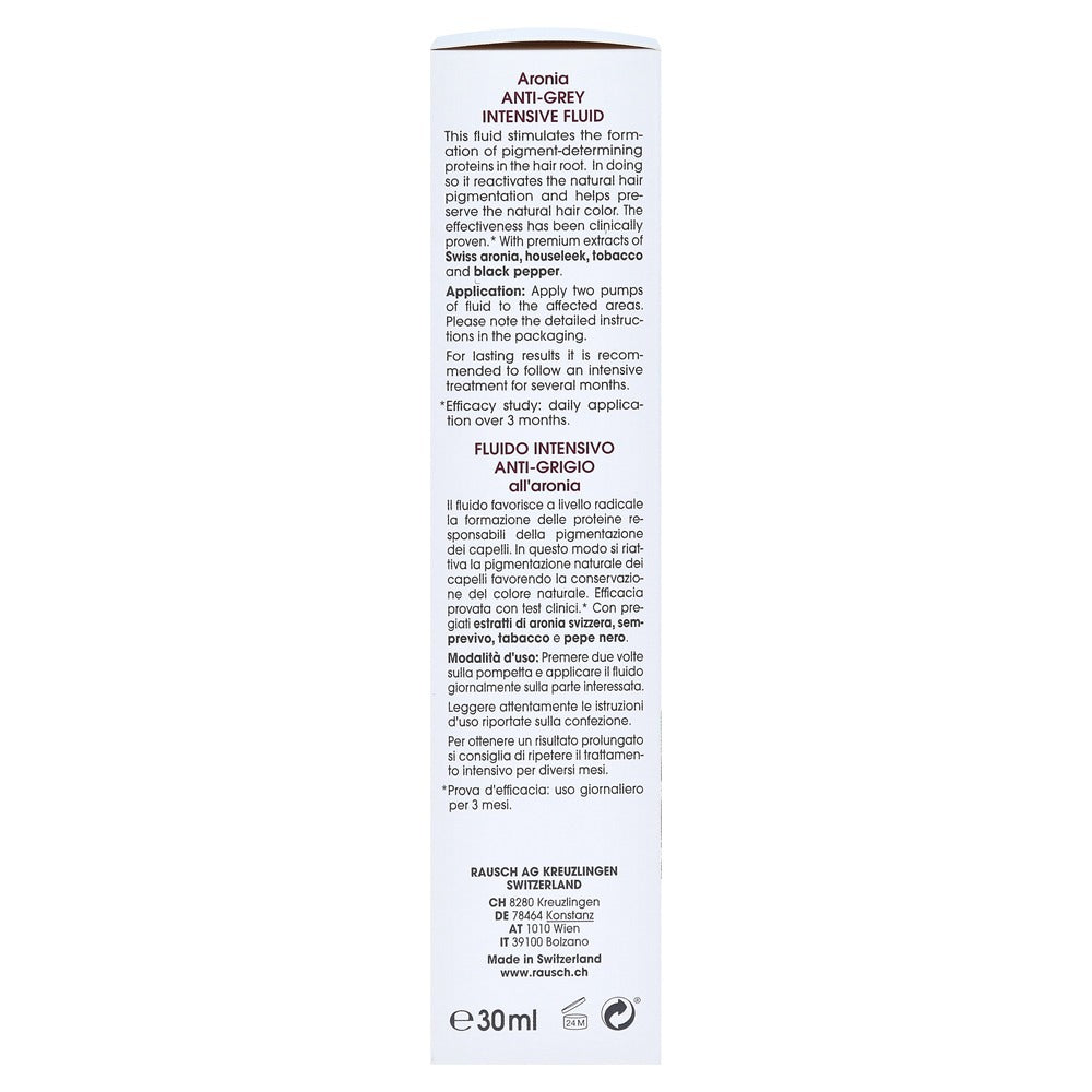 راوش سائل أرونيا المكثف لعلاج الشيب 30 مل - RAUSCH Aronia ANTI-GRAU INTENSIV-FLUID 30 ml - GermanVit - Saudi arabia