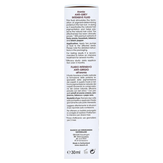 راوش سائل أرونيا المكثف لعلاج الشيب 30 مل - RAUSCH Aronia ANTI-GRAU INTENSIV-FLUID 30 ml - GermanVit - Saudi arabia